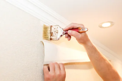 Pose de papier peint à Lartigue — revêtements muraux et toiles de verre